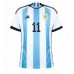 Fotbalové Dres Argentina Angel Di Maria #11 Domácí MS 2022 Krátký Rukáv